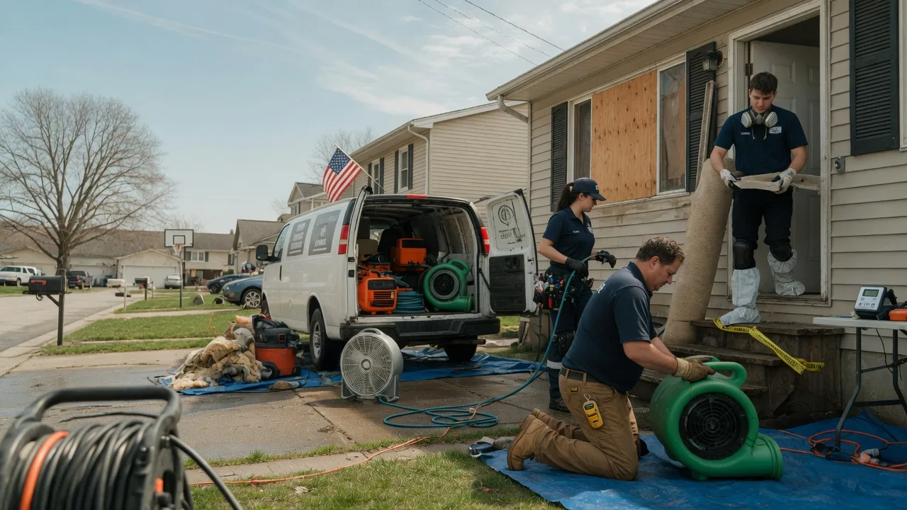 Water Damage Restoration in Earling, IA near me